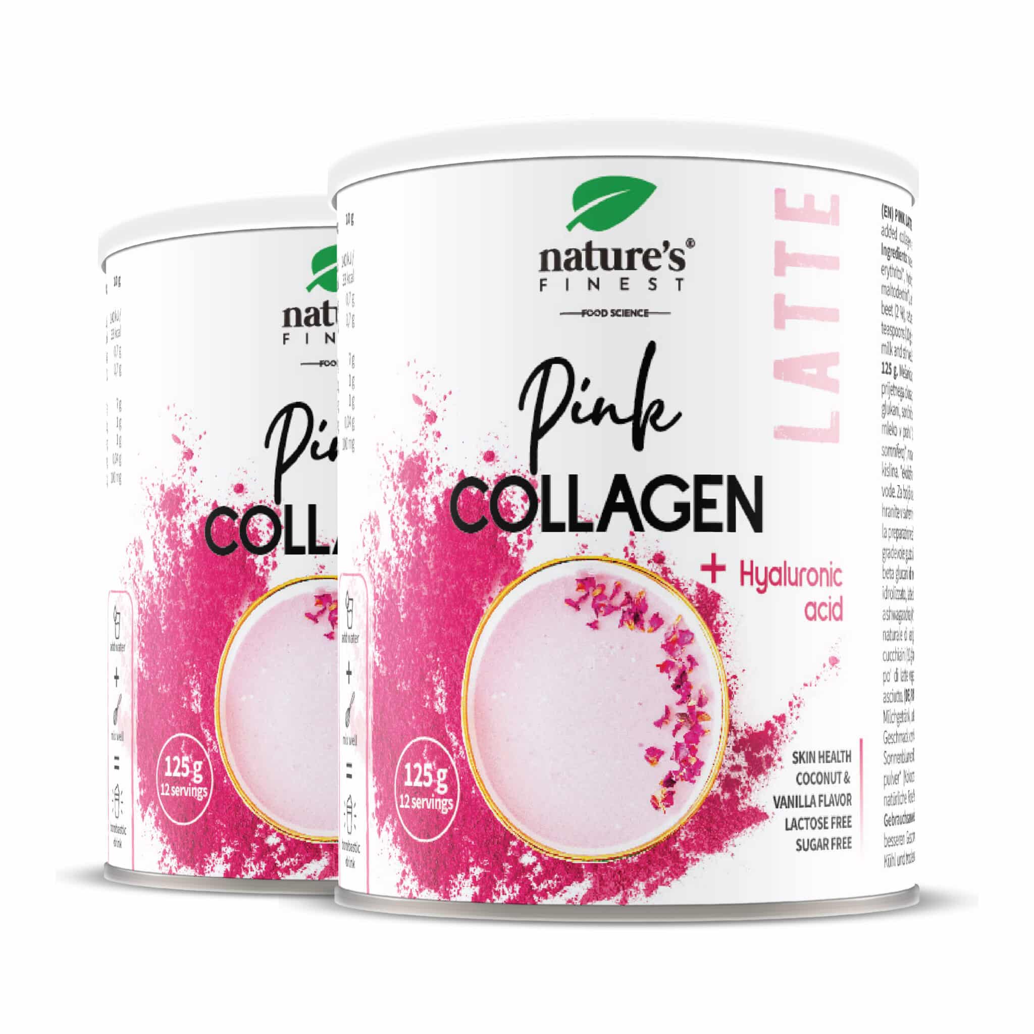 Pink Latte Collagen | 1+1 Gratuit | Soins de la peau | Boissons anti-âge | Boissons hydratantes pour la peau | Suppléments pour la peau.