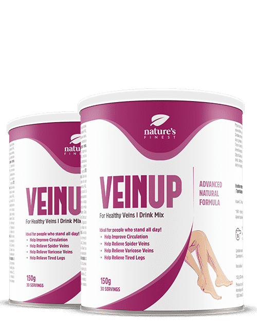 VEIN UP | 1+1 | Prévention Naturelle | Varices | Circulation Sanguine Améliorée | Extrait de Gotu Kola | Vitamine C | Formule Révolutionnaire.