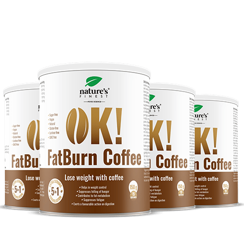 100% Café FatBurn | 4x OK!FatBurn® | Avec ID-Alg® et L-Carnitine | Meilleurs produits de perte de poids en France | de Nature's Finest.