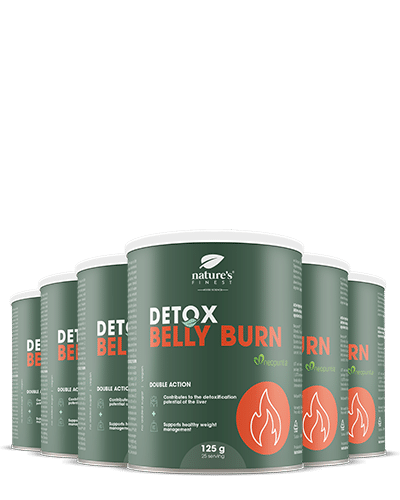 100% Belly Burn + DETOX | Pack de 6 | Biologique | Meilleure boisson pour la perte de poids | produit de perte de poids végan | par Nature's Finest.